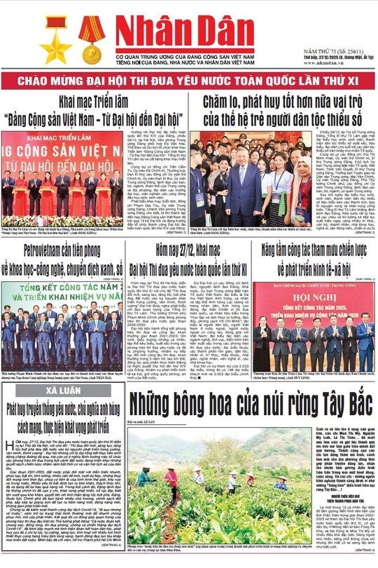 Báo Nhân Dân số 25611 