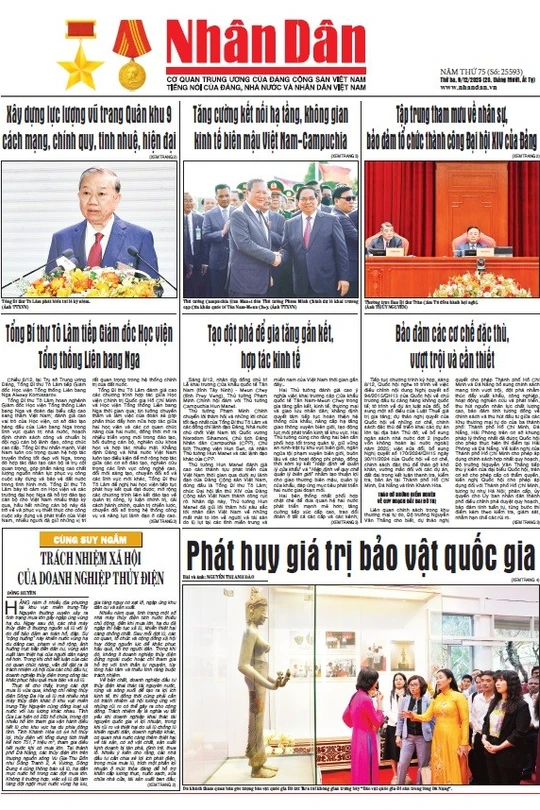 Báo Nhân Dân số 25593