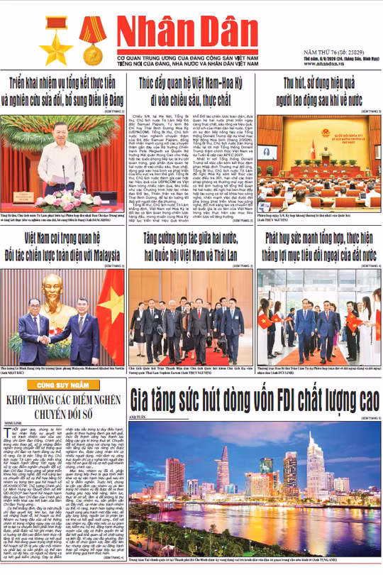 Báo Nhân Dân số 25829 