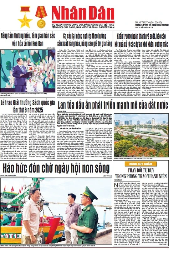 Báo Nhân Dân số 25680 