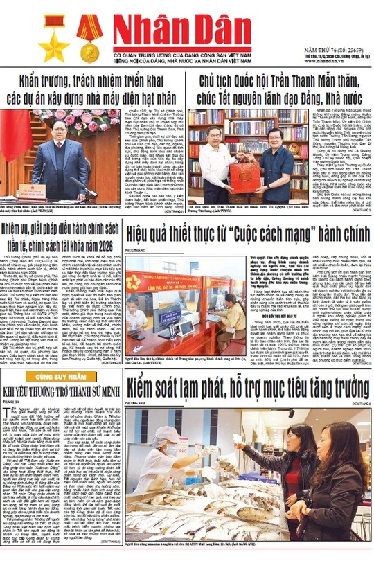 Báo Nhân Dân số 25659 