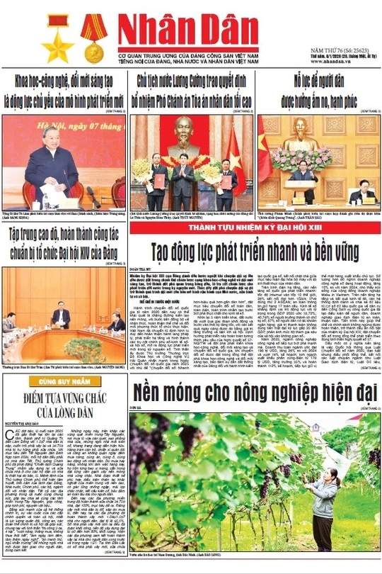 Báo Nhân Dân số 25623 