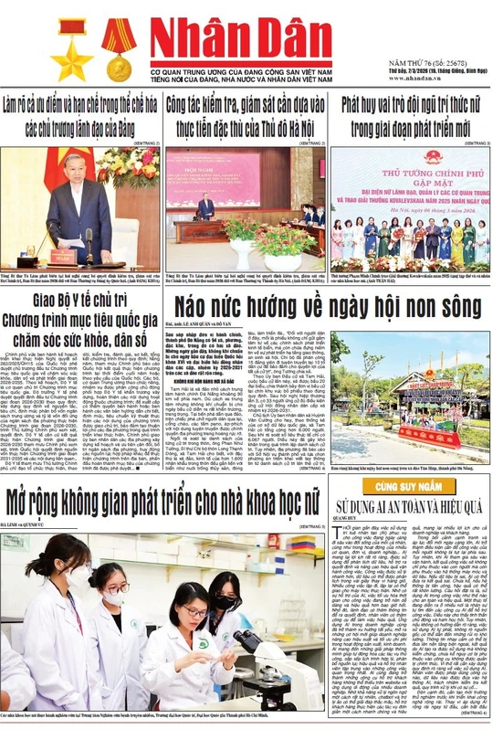 Báo Nhân Dân số 25678