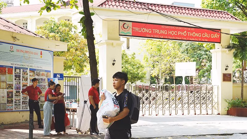 Hà Nội giữ nguyên 124 trường THPT công lập