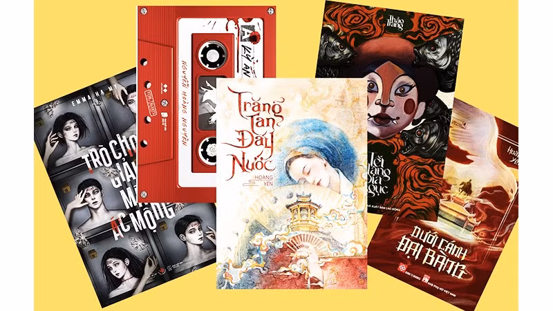 Một số tựa sách văn học trẻ bán chạy trong 3 năm qua.