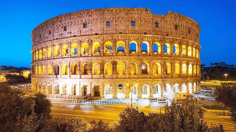 Đấu trường La Mã ngày nay. Ảnh: GETTYIMAGES