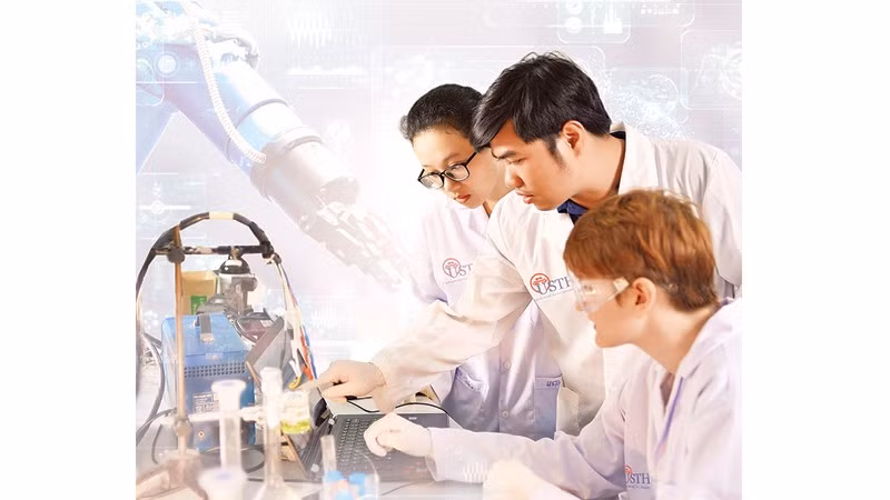 Nhiều cơ sở giáo dục đang xây dựng phát triển hệ thống đào tạo nhân lực công nghệ chất lượng cao. 