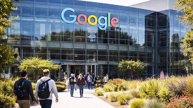 Trụ sở của Google tại Mỹ. Ảnh: AP