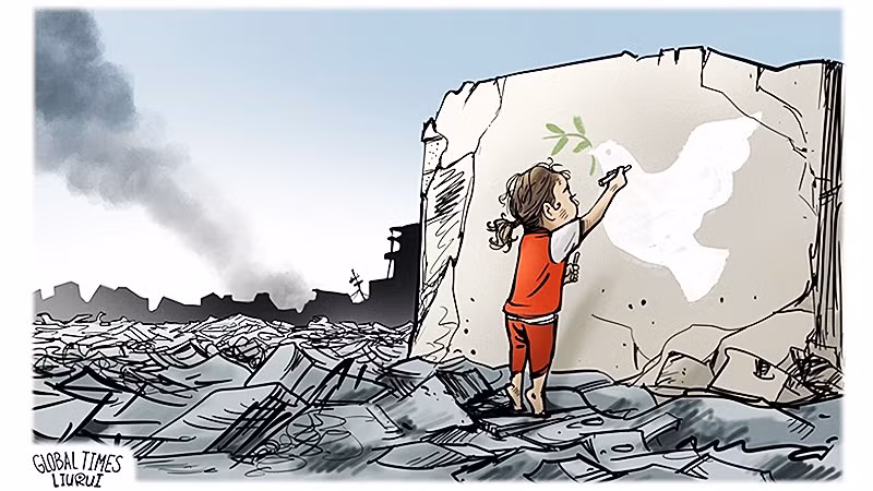 Biếm họa: LIU RUI