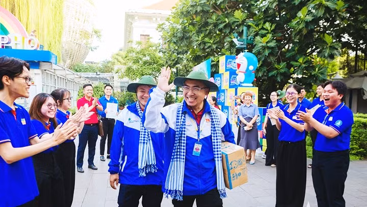 Xuất quân các hoạt động tình nguyện của thanh niên, sinh viên