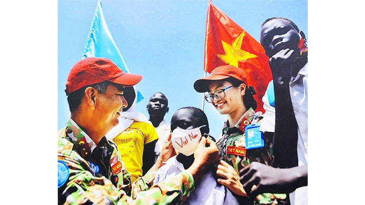 Việt Nam có nhiều nữ sĩ quan tham gia lực lượng gìn giữ hòa bình LHQ. Ảnh: NGUYỄN Á 222.jpg