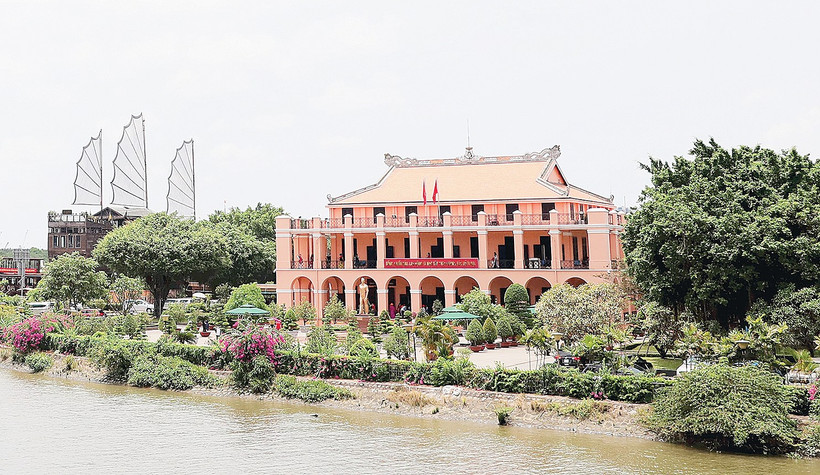 Bến Nhà Rồng - Bảo tàng Hồ Chí Minh bên bờ sông Sài Gòn. Ảnh: Khiếu MInh