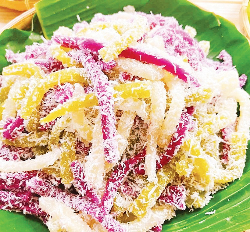 Bánh tằm khoai mì.