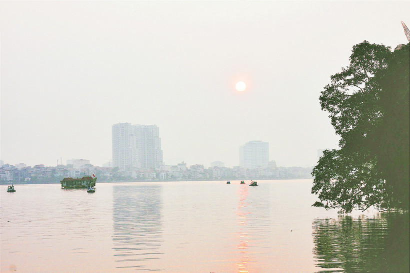 Chiều hồ Tây.