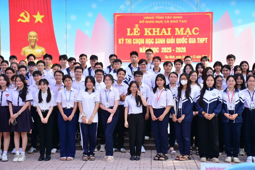 Kỳ thi chọn học sinh giỏi quốc gia năm học 2025-2026, Tây Ninh có 184 thí sinh dự thi.