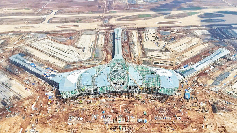 Sân bay Long Thành được xây dựng trên diện tích 5000 ha. Ảnh: chinhphu.vn