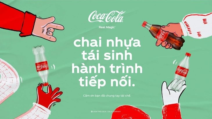Coca‑Cola xem phát triển bền vững là trọng tâm của các hoạt động.