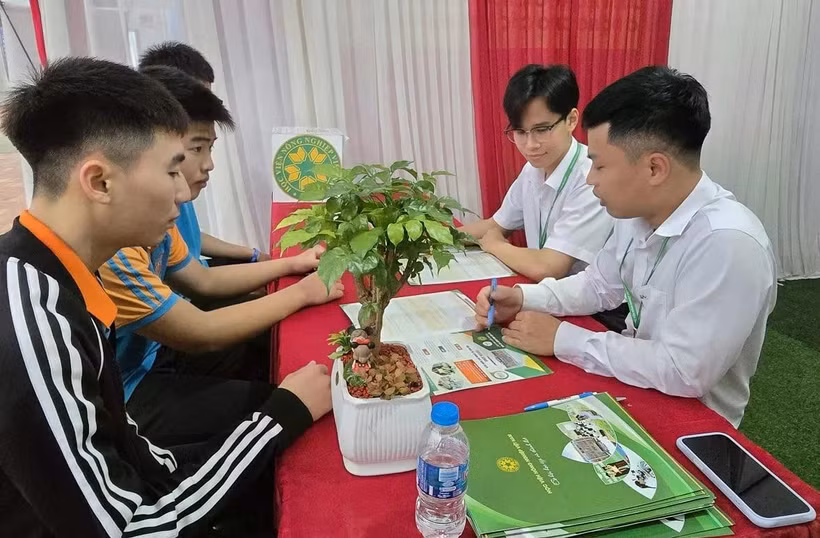 Qua tư vấn trực tiếp, nhiều bạn trẻ từng bước định hình hướng đi nghề nghiệp phù hợp.