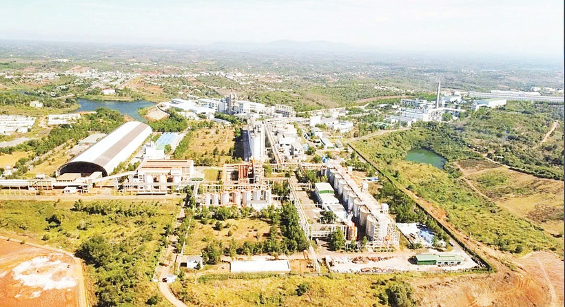 Dự án Nhà máy sản xuất alumin Nhân Cơ. Ảnh BP.