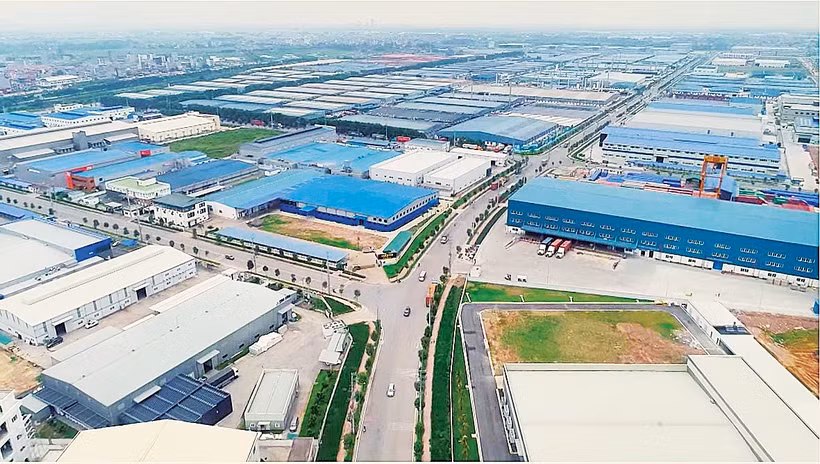 Hiện nay, với 33 khu công nghiệp, có tổng diện tích khoảng 10 nghìn ha, tỉnh Bắc Ninh trở thành điểm đến lý tưởng đối với nhiều nhà đầu tư trong và ngoài nước. Ảnh: Danh Lam