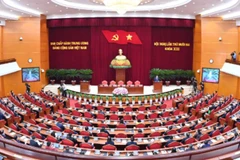 Quang cảnh Hội nghị Trung ương 12, khóa XIII. (Ảnh: ĐĂNG KHOA)