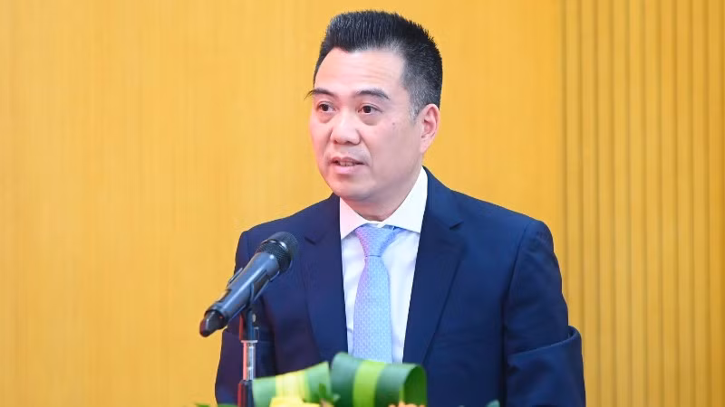 Đồng chí Đặng Ngọc Điệp, Thứ trưởng Nông nghiệp và Môi trường, phát biểu tại hội nghị. (Ảnh: TÙNG ĐINH)