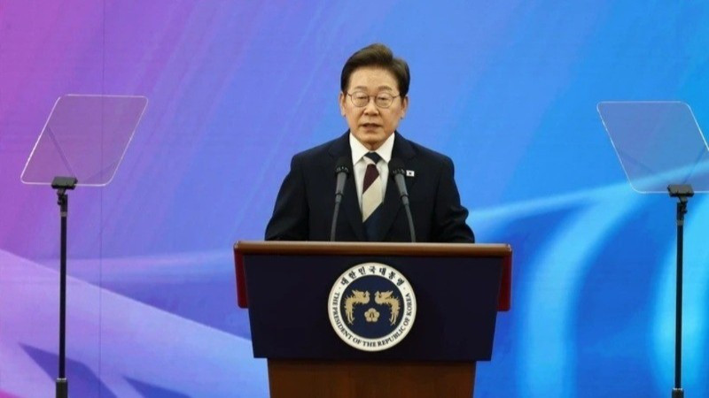Tổng thống Hàn Quốc Lee Jae Myung. (Ảnh: THX/TTXVN)