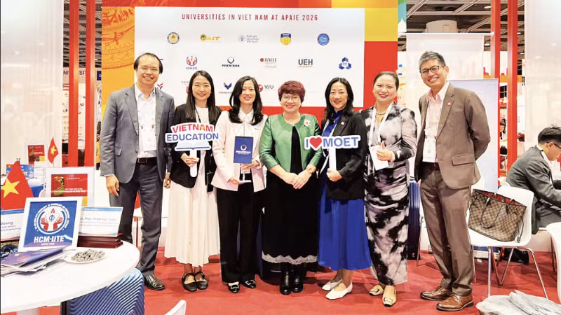 Đoàn công tác Bộ Giáo dục và Đào tạo tại APAIE 2026.