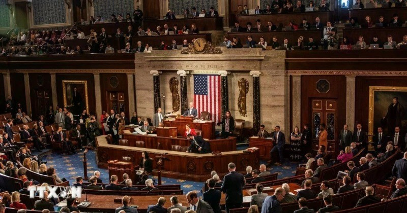 Quang cảnh một phiên họp Hạ viện Mỹ ở Washington, DC. (Ảnh minh họa: THX/TTXVN)