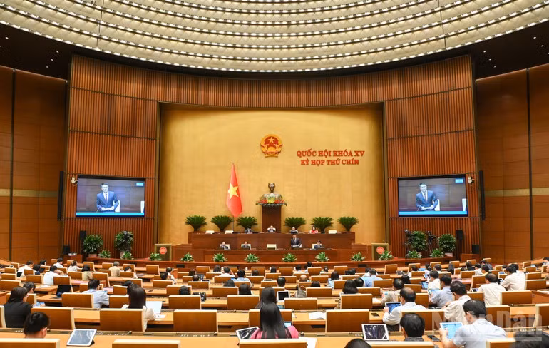 Kỳ họp thứ 9, Quốc hội khóa XV. (Ảnh: DUY LINH)