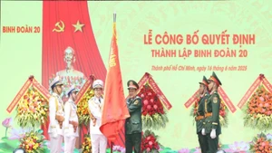 Lễ công bố quyết định thành lập Binh đoàn 20.