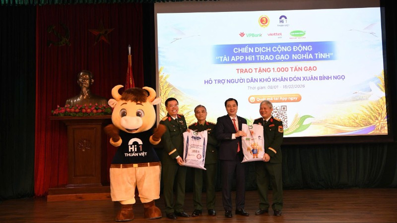 Lễ phát động chiến dịch cộng đồng “Tải ứng dụng Hi1-Trao gạo nghĩa tình”