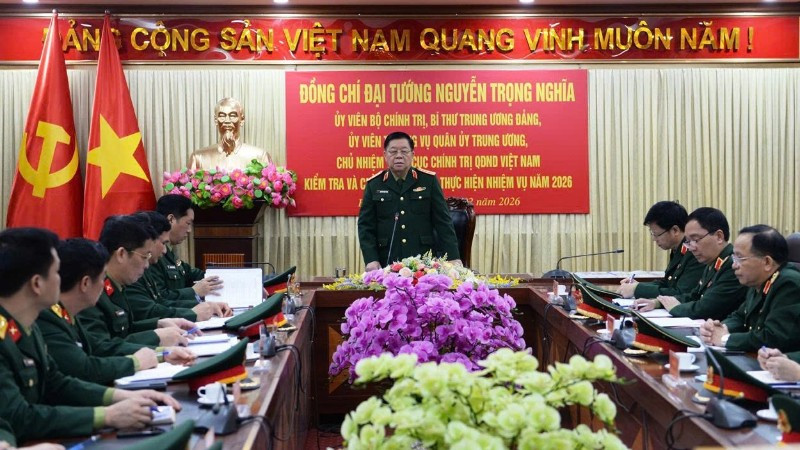 Quang cảnh buổi kiểm tra.