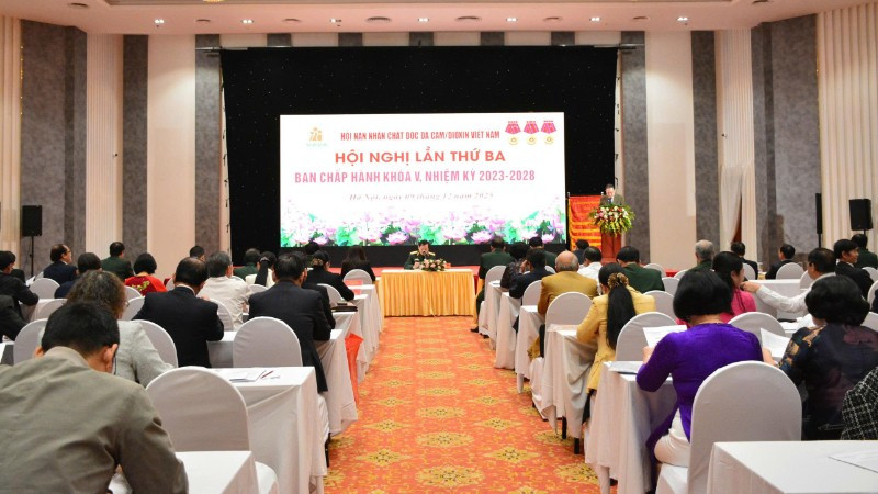 Hội nghị tổng kết công tác năm 2025 của Hội Nạn nhân chất độc da cam/dioxin.