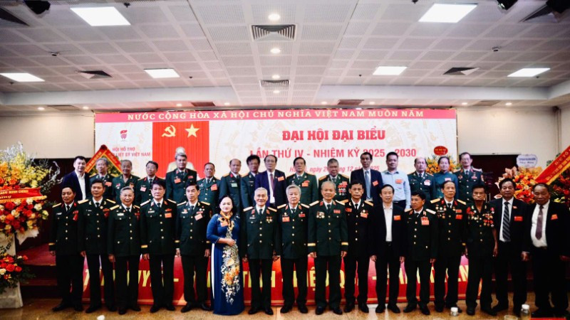 Ban Chấp hành Hội Hỗ trợ gia đình liệt sĩ Việt Nam nhiệm kỳ 2025-2030.