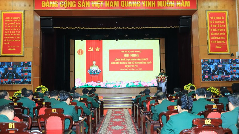 Quang cảnh hội nghị tại điểm cầu trung tâm.