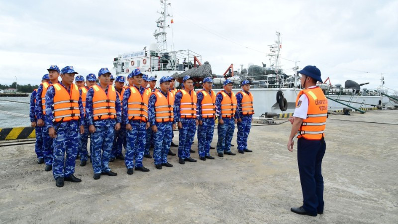 Hải đoàn 21, Bộ Tư lệnh Vùng Cảnh sát biển 2 tổ chức triển khai kế hoạch phòng chống cơn bão số 13.