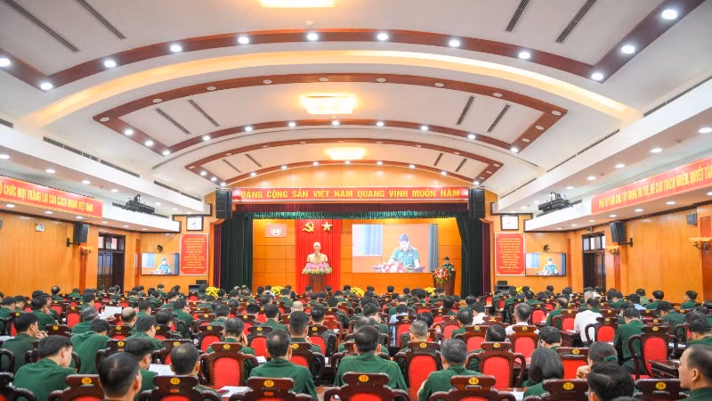 Toàn cảnh Hội nghị tổng kết phong trào "Dân vận khéo" giai đoạn 2021-2025.