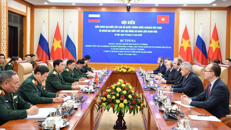 Quang cảnh hội kiến.