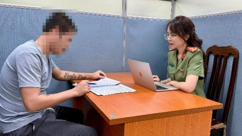 N.T.L tại cơ quan Công an.