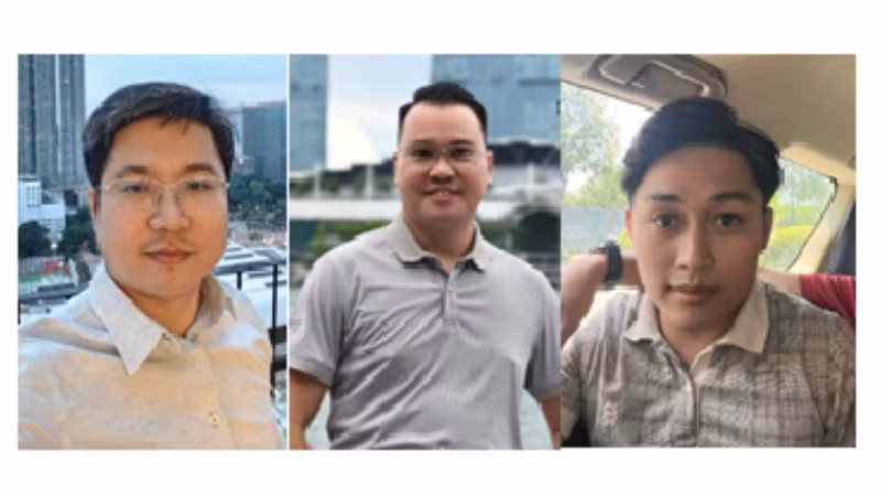 Các đối tượng bị khởi tố.