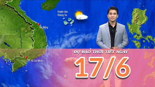 [Video] Dự báo thời tiết ngày 17/6/2025: Nắng nóng tiếp diễn ở miền Trung
