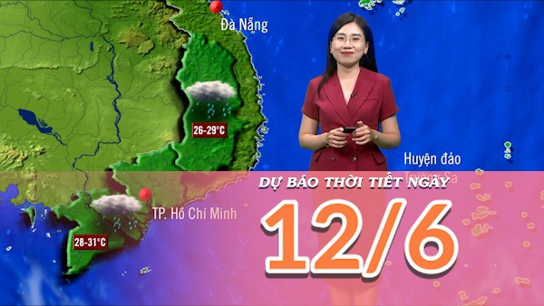[Video] Dự báo thời tiết ngày mai 12/6/2025: Hoàn lưu bão số một gây mưa lớn tại nhiều khu vực