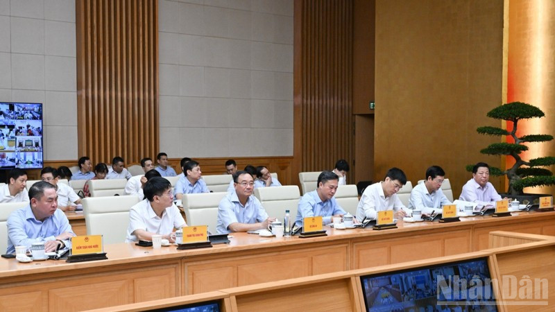 Các thành viên Ban Chỉ đạo tham dự Hội nghị. (Ảnh: Trần Hải) ndo_br_a7-150.jpg