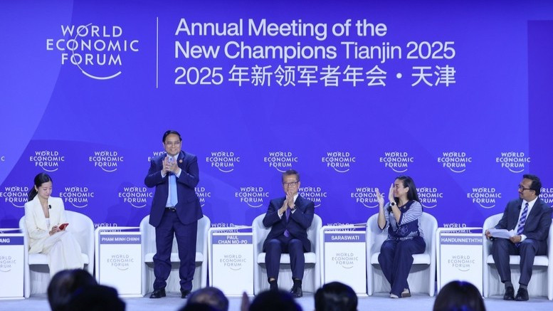 Thủ tướng Phạm Minh Chính dự, phát biểu khai mạc và là diễn giả chính tại phiên thảo luận "Thế kỷ của châu Á có đang gặp thách thức?". (Ảnh: VGP/Nhật Bắc) aa1-632.jpg