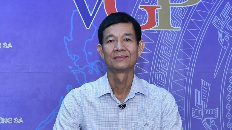 PGS, TS Hoàng Đình Phi – Hiệu trưởng Trường Quản trị và Kinh doanh (HSB), Đại học Quốc gia Hà Nội. (Ảnh: VGP) toa4-3698.jpg