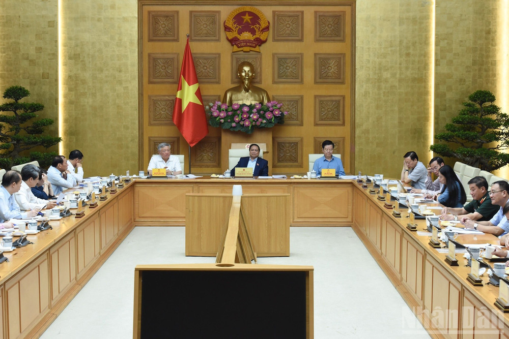 Quang cảnh cuộc họp. (Ảnh: TRẦN HẢI) ndo_br_a3.jpg
