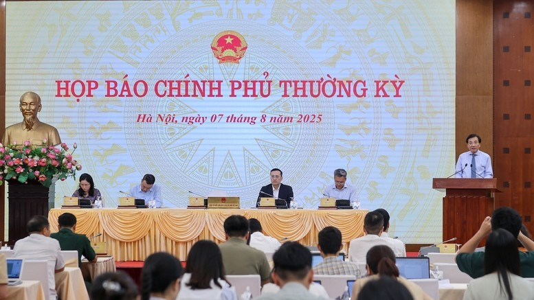 Quang cảnh họp báo. (Ảnh: VGP) b2-7593.jpg