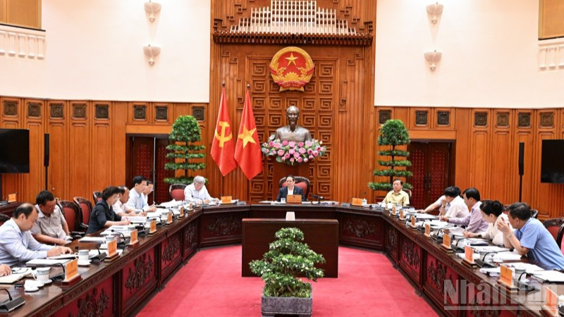 Quang cảnh cuộc họp. (Ảnh: TRẦN HẢI) ndo_br_c2-6180.jpg