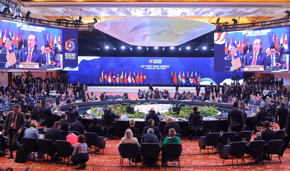 Quang cảnh Phiên toàn thể Hội nghị Cấp cao ASEAN lần thứ 47. (Ảnh: Nhật Bắc/VGP)